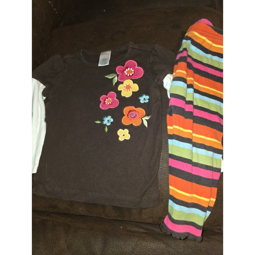 Gymboree outlet woodland friends top size 3 leggings size 2t outfit